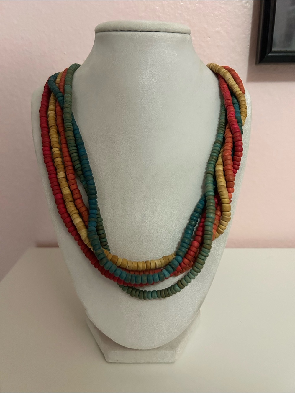 1980’s Multistrand Beaded Necklace